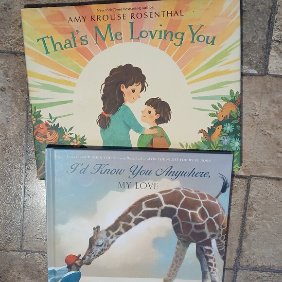 2 children's books - That's Me Loving You, I'd Know You Anywhere, My Love - Picture 1 of 12